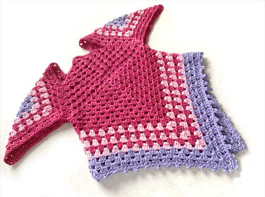 Kindertunika MIMI  aus 4 Grannys - Häkeln