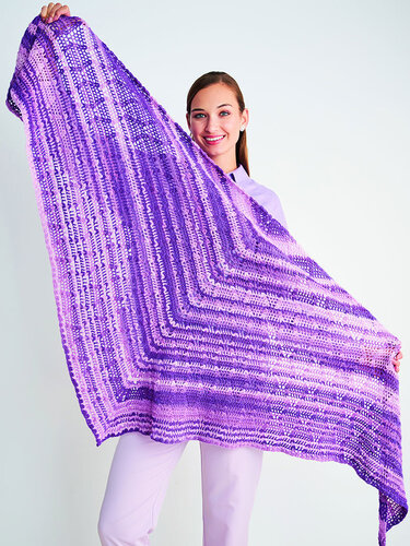 TUCH RAUTENBLÜTE - Häkeln