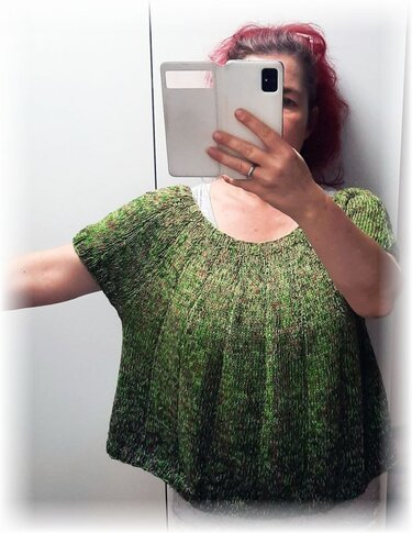 Strickanleitung Babydoll, Tunika oder Kleid Quickly mit Rundpasse - Bild 3