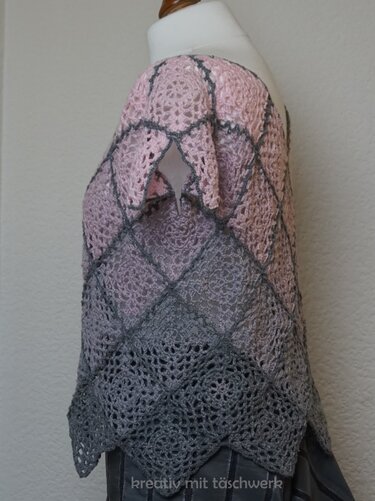H&auml;kelanleitung Sommer Shirt "Lady Like" aus Grannys, S-XL - Bild 4