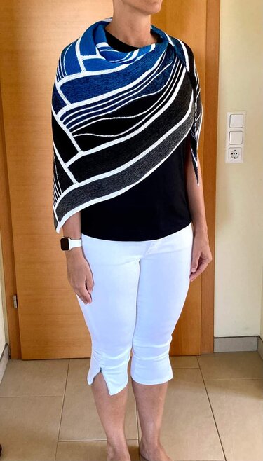 Tuch Estagios als PDF Datei - Stricken