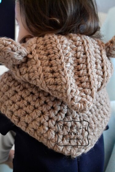 Häkelanleitung E-Book Kinder Teddy Haube Mütze "Luxury" - Bild 2