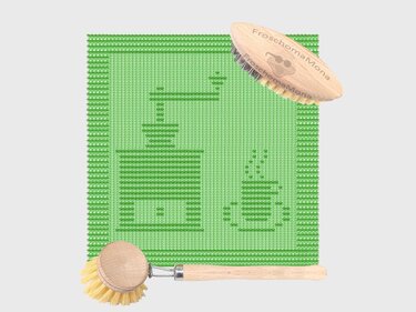 Deckchen Kaffeemühle Tasse „ Kaffeeduft “ Spültücher Topflappen stricken