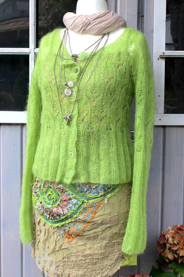 Jacke "Amelie", Strickanleitung, Größe 36 - 44