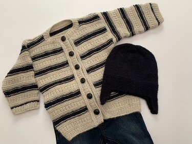 Strickanleitung Kinderjacke Jonas Größe 68 - 98