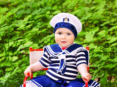 Matrosen- & Kapitänsmütze für Babys/Kinder, alle Gr. - Häkeln