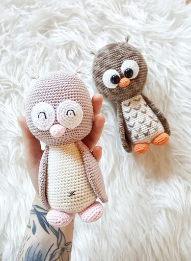 Grinseeule von LaCritza - Häkeln