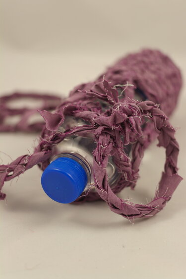 Upcycling Beach And Hiking Bottle Bag - Basteln