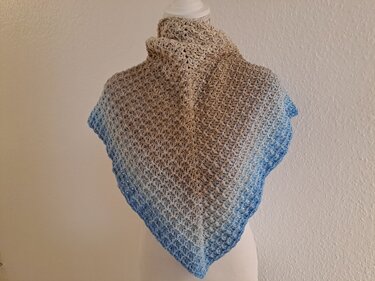 Häkelanleitung Dreiecktuch "Finn" - Bild 2