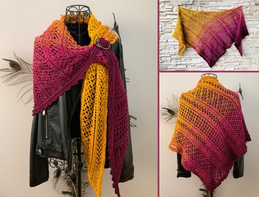 Häkelanleitung Dreieckstuch "Thalassa"