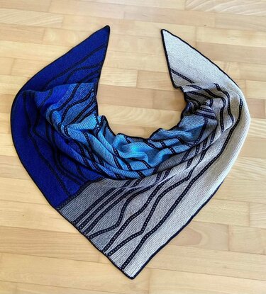 Tuch Marea als PDF Datei - Stricken