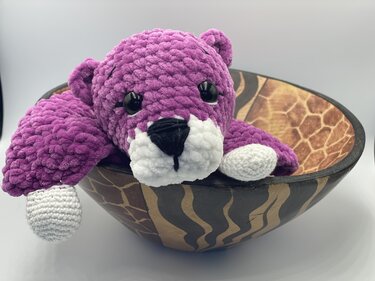 Häkelanleitung - Schmusetuch/Schnuffeltuch Otter "Luna"