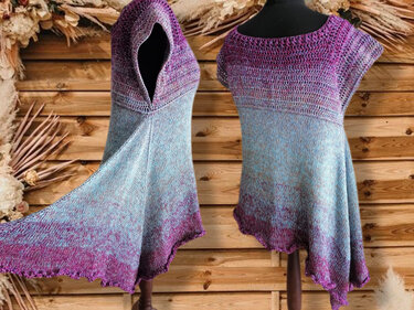 Summerdance - Tunika gehäkelt UND gestrickt - Bild 4