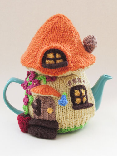 Fairy House Tea Cosy Knitting Pattern