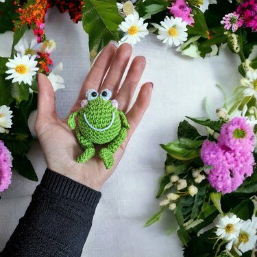 Frosch Häkelanleitung