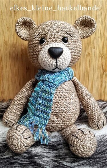 Häkelanleitung Teddy Oskar