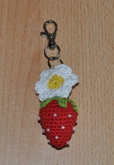E-Book - Häkelanleitung - Erdbeerzeit aus Tasche, Schale und Anhänger