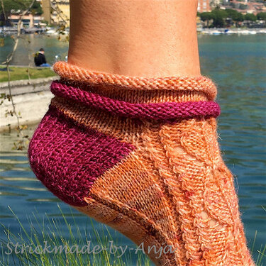 Sneakersocken Marone - Stricken