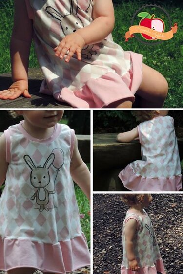 Ratz-Fatz Kinderkleid - Schnittmuster & Nähanleitung - Nähen