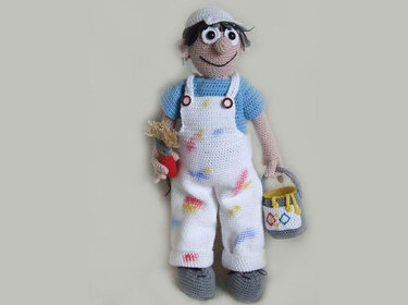 House painter Bobby - Crochet
