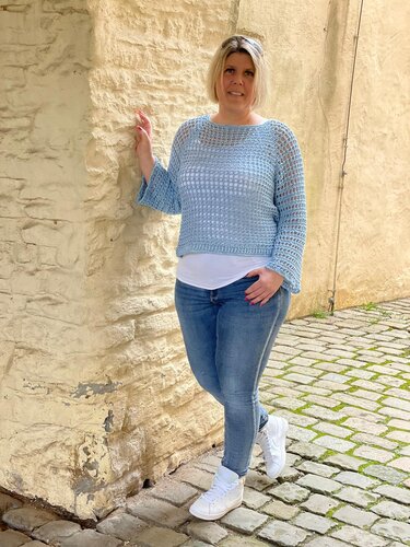 Häkelanleitung Jacke/Weste/Shirt Chain alle Damengrößen