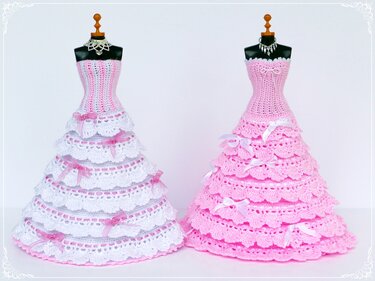 Zauberhafte Puppenkleidung zum Kombinieren - Häkeln