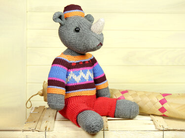 Rhino Marvin knitting pattern