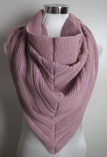 Amber - Stricktuch aus 2 Dreiecken - Stricken