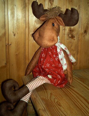 "Elchmädchen" ca.50 cm - Nähen