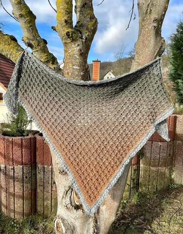 Häkelanleitung Tuch Eileen