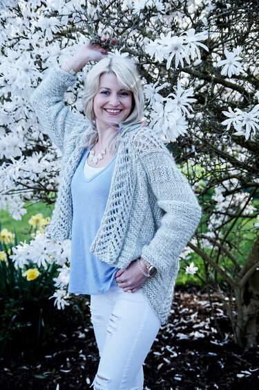 Jacke Stricken - Strickanleitung - Strickjacke Cardigen Gr. 34-38