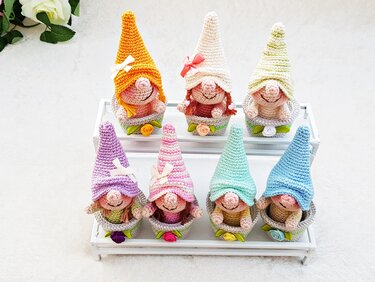 H&auml;kelanleitung - Wichtel im Topf - Häkeln