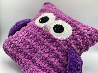 Häkelanleitung - Kuschelpolster Eule / Uhu (Ophelia)