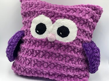 Crochtpattern - Lovey / Cushion Cover Owl (Ophelia) - Crochet