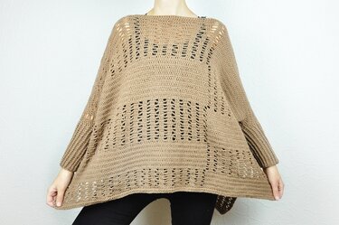 Häkelanleitung Pulli HJØRDIS (S/M, L/XL - leicht an alle Größen anzupassen)