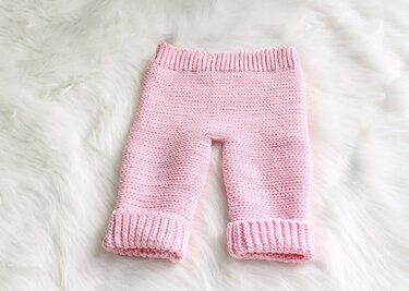 Baby- & Kinderhose im Stricklook, Gr. 50-116 (nahtlos) - Häkeln