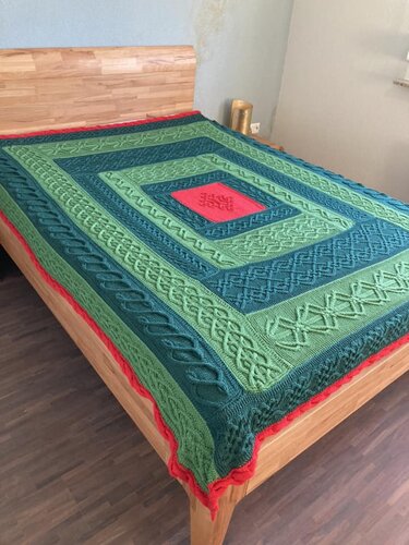 Jahresdecke - Stricken