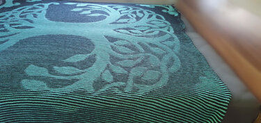 Tree of life, Yggdrassil, Shadow Knitting, Illusion Knitting, Motif Blanket - Image 6