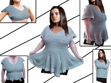 Criss Cross Varianten Shirt
