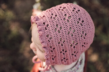 Ida Bonnet Häubchen - Häkeln