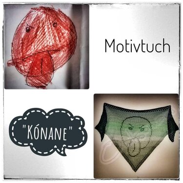 Motivtuch "Kónane", Häkelanleitungen - Bild 2