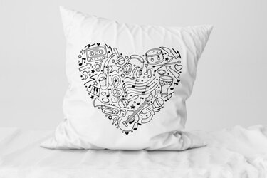 music heart Plotterdatei SVG DXF FCM - Plotting