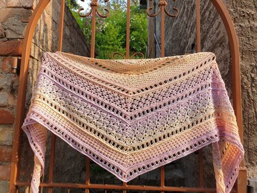 Häkelanleitung - Tuch "Clarice" - flach