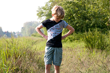 Anleitung Linus - Kurzarm-Shirt für Jungen und Mädchen Gr. 92-140 - Nähen