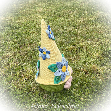Türstopper Frühlingsgnome - Häkeln