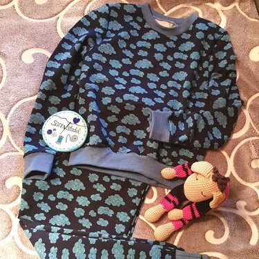 Pattern Children's Pyjamas Anna + Rüdiger for sewing beginners