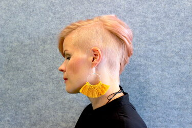 Pattern Macrame earrings 'Aura* DIY - Crafts