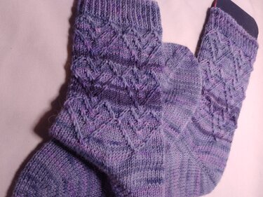 Strickanleitung Little Heart Socks - Bild 6