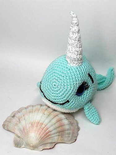 Häkelanleitung Narwal Wally