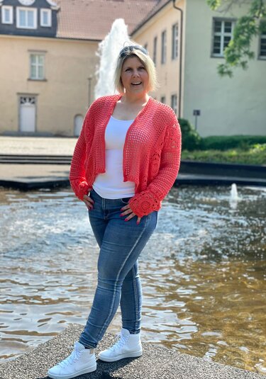 Häkelanleitung Jacke/Weste/Pullover/Shirt Natsumi - Bild 2